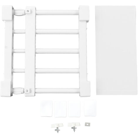 Eosnow Scaffale per tensione dell'armadio Scaffale divisorio espandibile senza chiodi per armadio guardaroba Lunghezza 23-30 cm / 9,1-11,8 pollici