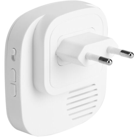 Eosnow Sensore a infrarossi wireless Rilevatore di movimento Campanello per porta d'ingresso Allarme 1 Trasmettitore 2 Ricevitore EU