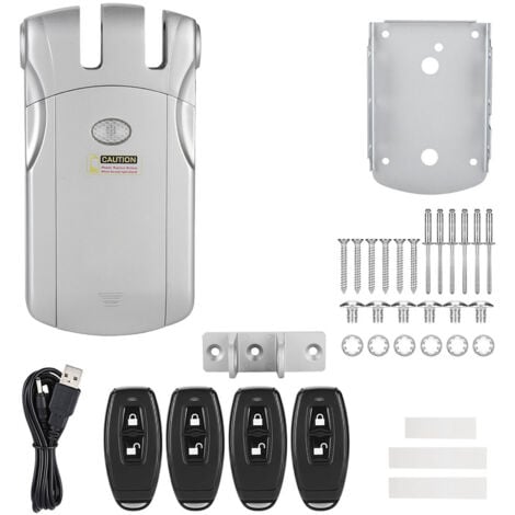 Eosnow Serratura elettronica con telecomando wireless senza chiave invisibile WAFU