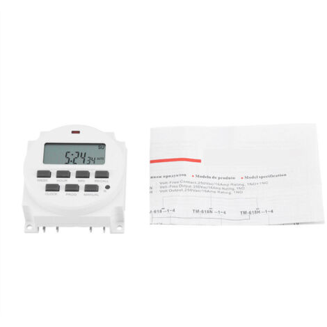 Eosnow Smart Control Switch Timer programmabile durevole digitale elettrico 12V