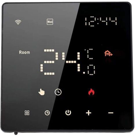 Eosnow Smart-Home-Thermostat, App-Steuerung, digitaler Touchscreen, Temperaturregler für Innenräume, 100–250 V AC, 16 A, WLAN