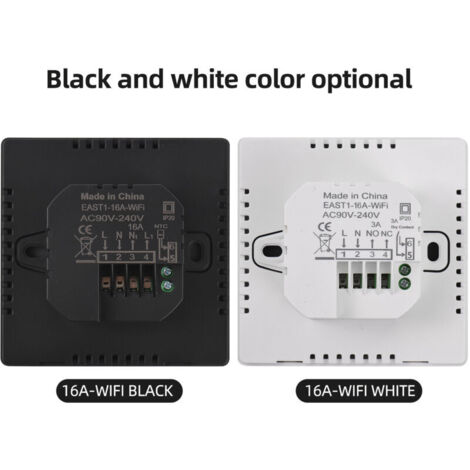 Eosnow Smart Home Thermostat, WiFi Programmable Weekly Timer, Manual/Automatic Digital Tuya App Control, LCD Screen Temperature Controller, Smart Electric Heating