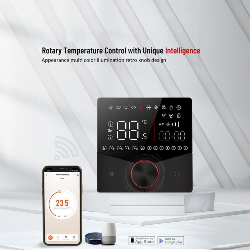 TUYA-kompatibler Temperaturschalter Mit Wasserdichter Sonde – APP-Steuerung, -40 Bis +80 °C, 10 A Relais