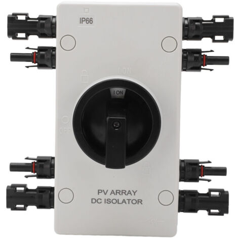 Eosnow Solar Disconnect Switch, PV Isolator, IP66 Waterproof, DC 1000V, 32A, for Electrical Systems