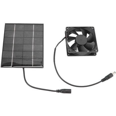 Solarlüfter für zu Hause 100 W Monoline-Silizium-Solarpanel Solar 12 V  10-Zoll-Mini-Ing-Ilator-Solar-Exha-Lüfter