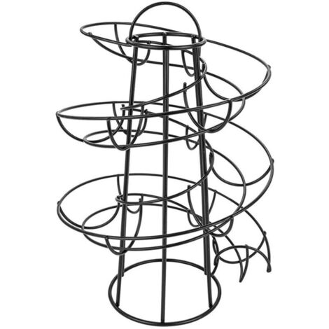 Eosnow Spiral-Eierspender, Drahthalter, Aufbewahrungsorganizer für Hühnereier, Präsentationsständer, Küchenkorb