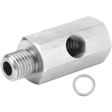 ZY Eosnow Stecker auf Buchse 1/8 Zoll M12 x 1,5 Adapter, Turbo-Öldrucksensor, Versorgungsleitung, Messgerät, passend für Honda