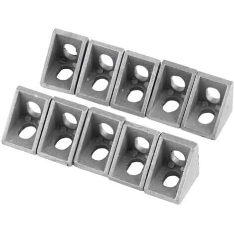 Eosnow Support d'angle en forme de L en alliage d'aluminium pour meubles de fenêtres