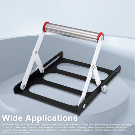 Eosnow Support de découpe réglable en hauteur de 55 à 135 mm, support auxiliaire multifonction pour trépied, pliable