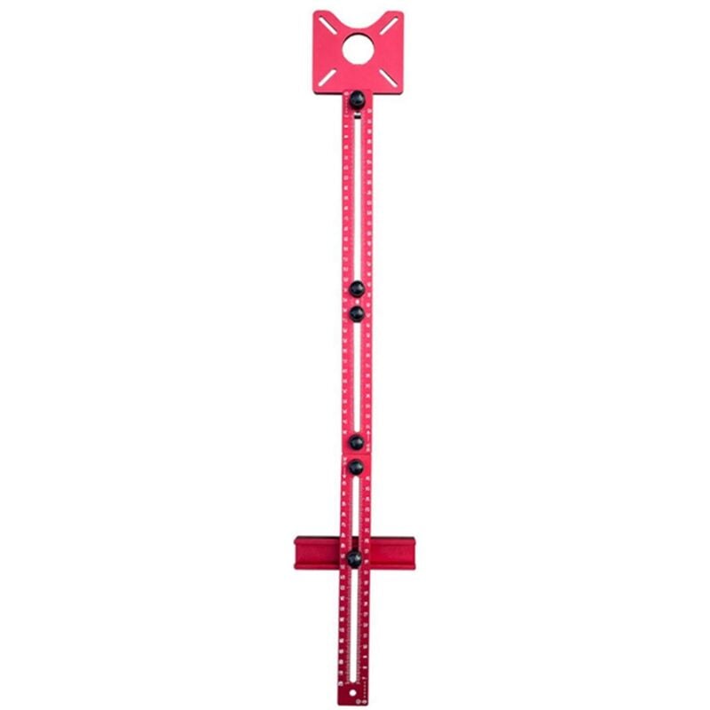 Support de fraisage de routeur, gabarit de coupe de cercle de travail du bois de planche à rabat de machine de découpage d'alliage d'aluminium