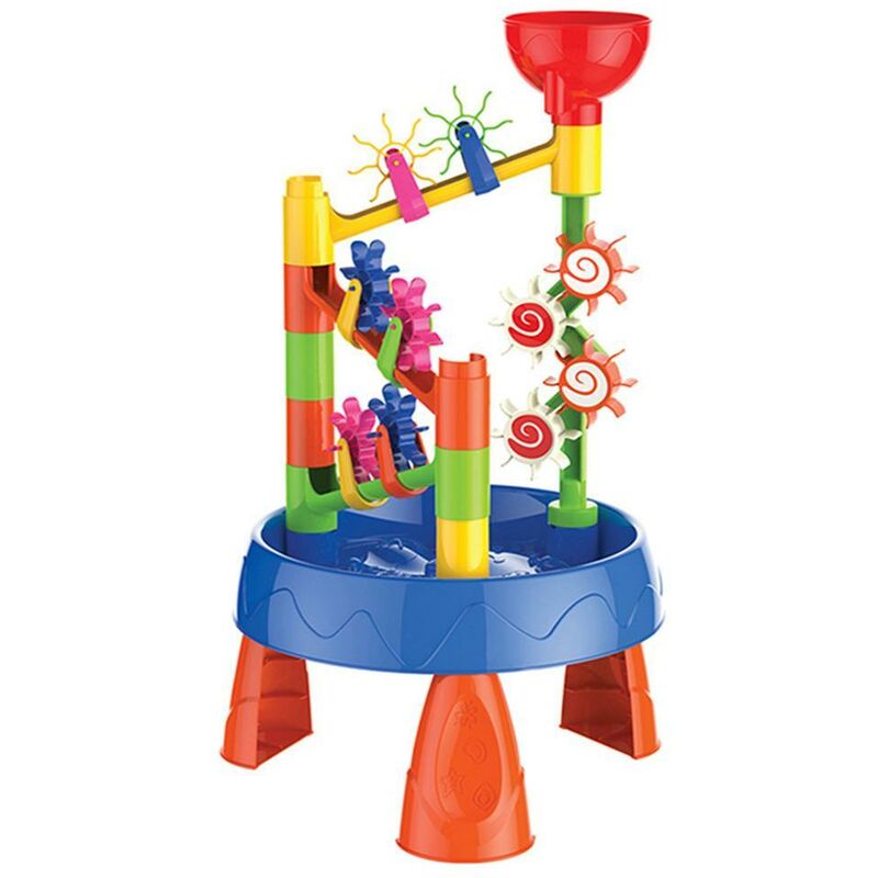 Eosnow Table de jeu de sable et d'eau Table de bac à sable pour enfants Table de jeu pour enfants ensemble de jouets de plage pour une utilisation