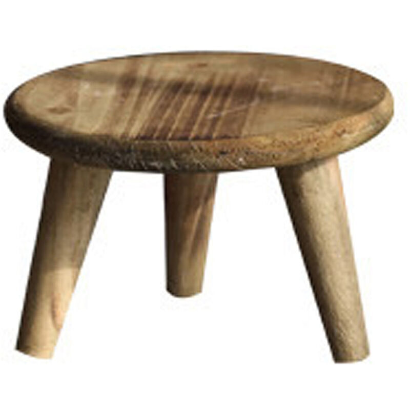 Eosnow Tabouret de rangement décoratif de bureau, support de fleurs de balcon, support de Pot en bois, ornements de jardin, accessoires de tir divers