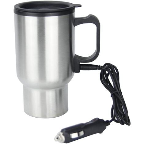 Ejoyous 12V / 24V 300ml voiture électrique café thé tasse d'eau véhicule  chauffage bouteille de tasse à boire, tasse de chauffage de voiture, tasse  de chauffage de véhicule 