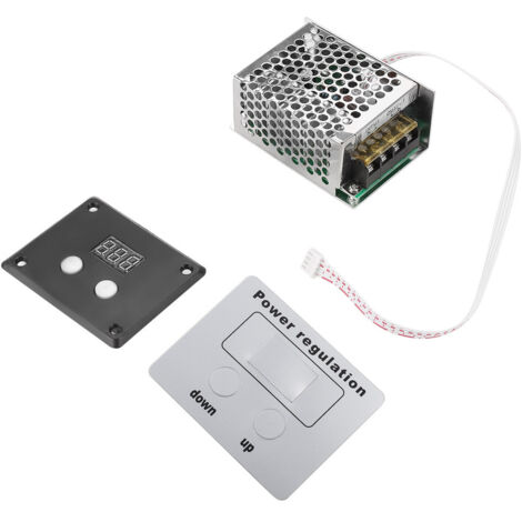 Eosnow Termostato dimmer di controllo della velocità del regolatore di tensione digitale SCR da 4000 W CA 220 V