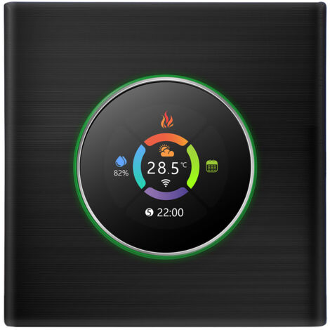 Eosnow Termostato intelligente WiFi, regolatore di temperatura, controllo settimanale programmabile tramite pulsanti/APP mobile/controllo vocale, compatibile con Alexa/Home, per caldaia ad acqua/gas 5