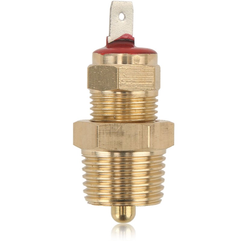 Eosnow - Thermostat de ventilateur de refroidissement de radiateur de moteur, interrupteur de température, filetage npt 3/8 pouces, 185 à 200 °f pour