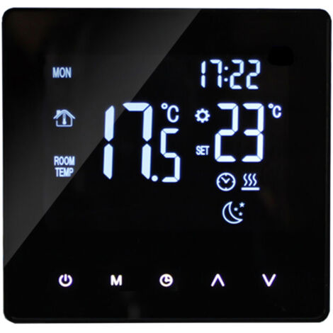 Eosnow Thermostat intelligent régulateur de température pour le chauffage de l'eau écran LCD écran tactile semaine thermostats de sol programmables maison bureau école hôtel