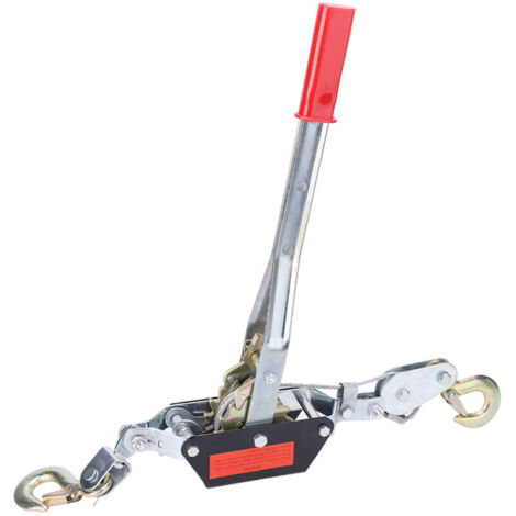 Eosnow Tirafune, Attrezzo di tensionamento manuale, Mini tenditore, Attrezzo di sollevamento a doppio gancio (2 tonnellate)