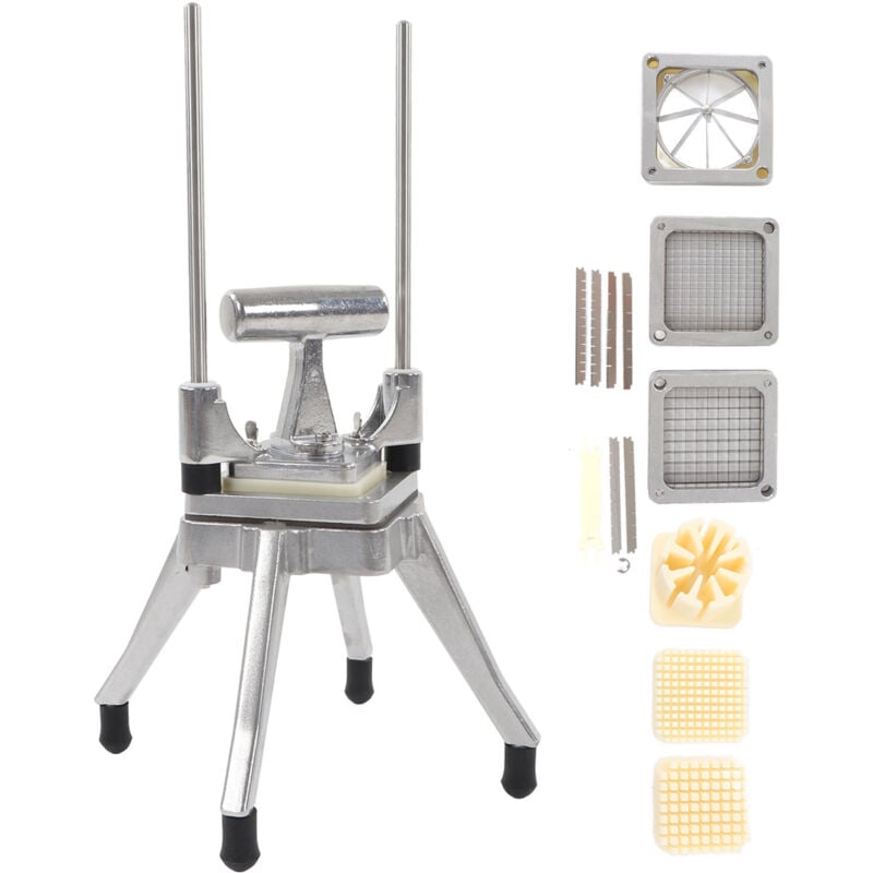 Image of Eosnow Tritatutto manuale multifunzione per frutta e verdura commerciale con lame da 8 pezzi da 1/2 pollice 3/8 pollice 1/4 pollice