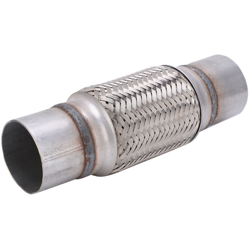 Eosnow - Tube flexible ondulé d'acier inoxydable de tuyau flexible d'échappement de 2.5x10in pour des camions de voiture