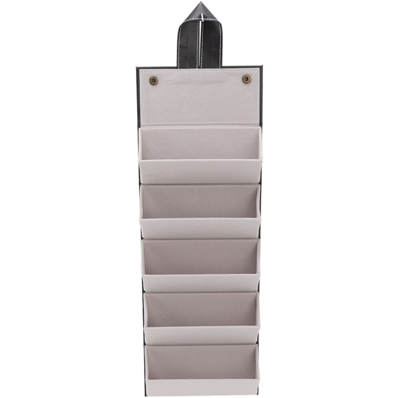 Eosnow - tui de rangement pour lunettes de soleil, étui multifonctionnel à plusieurs fentes en cuir pu, étui de voyage pour lunettes, rangement pour