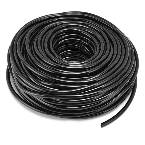 Eosnow Tuyau Flexible de tuyau d'irrigation goutte à goutte de 50m / 164ft 4/7 pour l'agriculture de pelouse de parterre de fleur de jardin