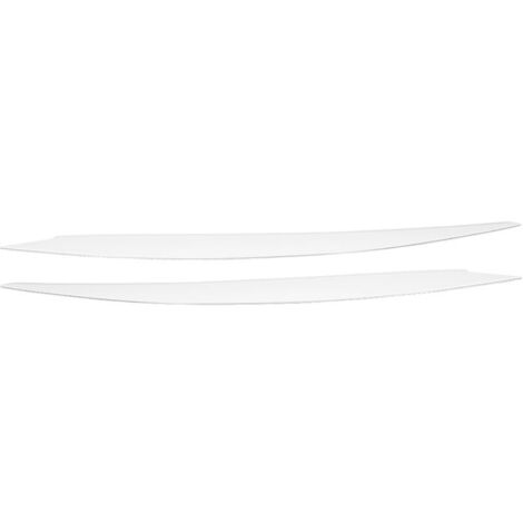 Eosnow Une paire de couvercles de paupières à sourcils pour phares, pour Golf 7 GTI 2013 – 2018, blanc