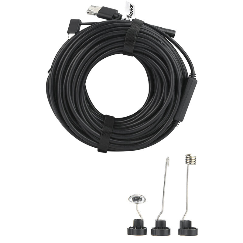 Eosnow - USB-20M-8.5HD 3 en 1 industriel 6-8 lumière led caméra endoscopique étanche outil de réparation automobile