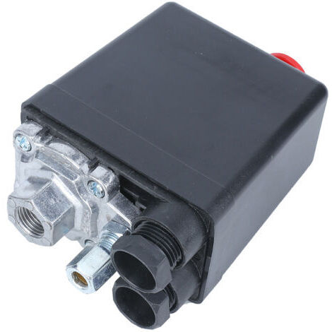 Eosnow – Vanne de commande pressostat compresseur d'air G1/4' – Pression 0,5-1,2MPa – Tension 220V – Durée de vie 1 milliard de cycles - 5175psi