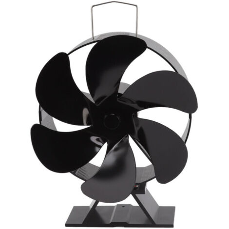 Eosnow Ventilateur de cheminée à 6 pales, Module thermoélectrique, poêle à bois, Circulation de l'air alimenté par la chaleur pour la maison