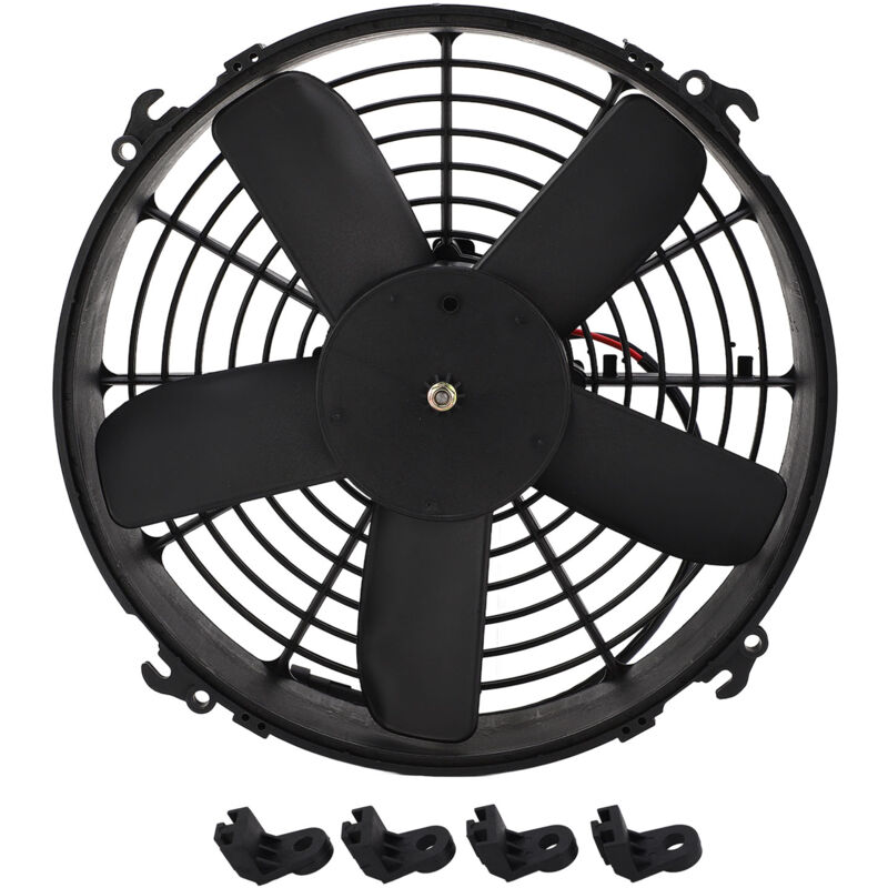 Ventilateur de refroidissement électrique à condensateur ac 330mm, 24V, 160W, ensemble de radiateur de climatisation à cinq pales pour bus et camions