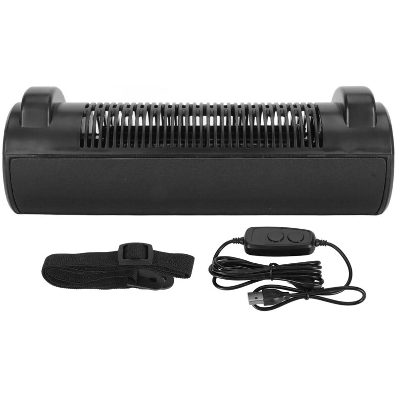 Eosnow - Ventilateur de refroidissement pour siège de voiture, alimenté par usb, sans lame, 3 vitesses, Air fort avec sangle réglable, pour suv rv,