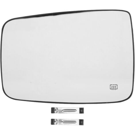 Eosnow Vetro dello specchietto laterale in vetro per specchietto laterale con ricambio riscaldato per Dodge Ram 1500 2500 sinistra 68079363AA