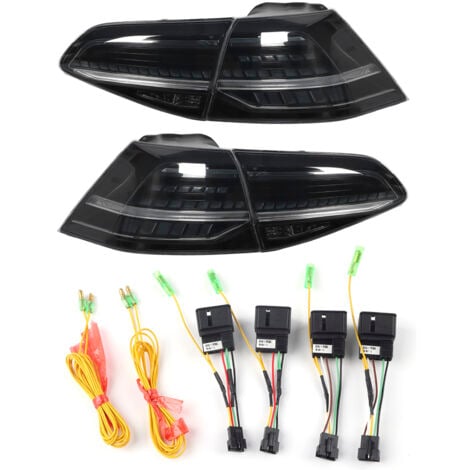 Eosnow VLAND R -Look Full LED Dynamic Rücklichter geräucherter Objektiv für MK7/7,5 GTD R 2013-2020