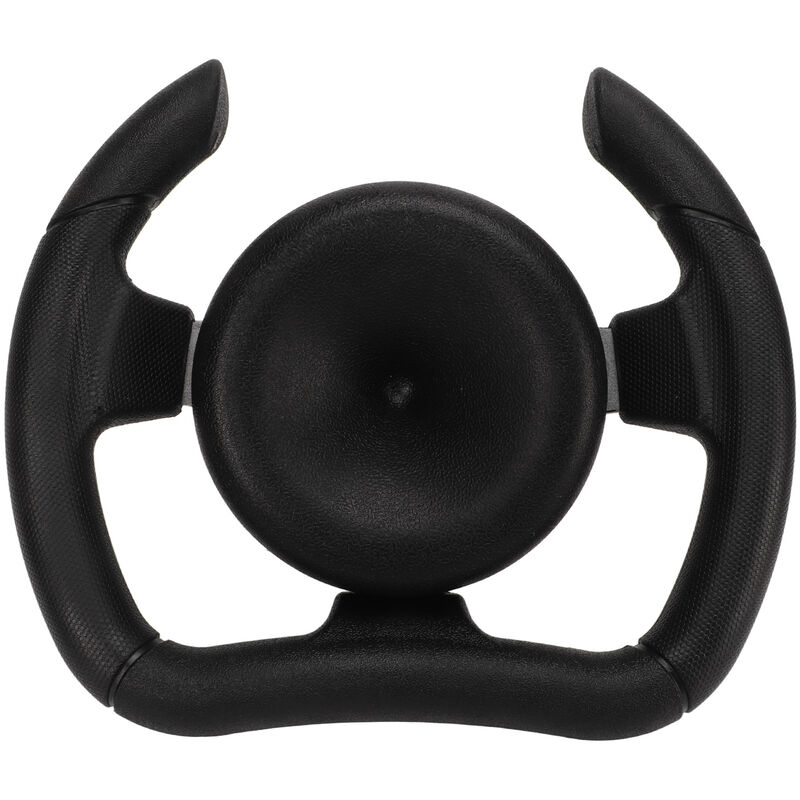 Eosnow - Volant de course de 277mm avec adaptateur de 135mm, pièce de rechange universelle en pu noir pour Kart de Sport Go Karts