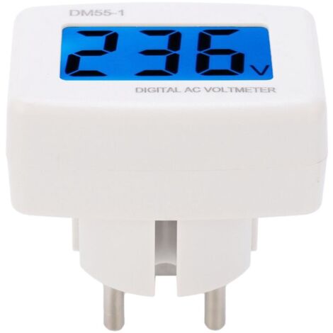 Eosnow Voltmètre numérique CA, voltmètre et ampèremètre pour l'énergie domestique DM55‑1