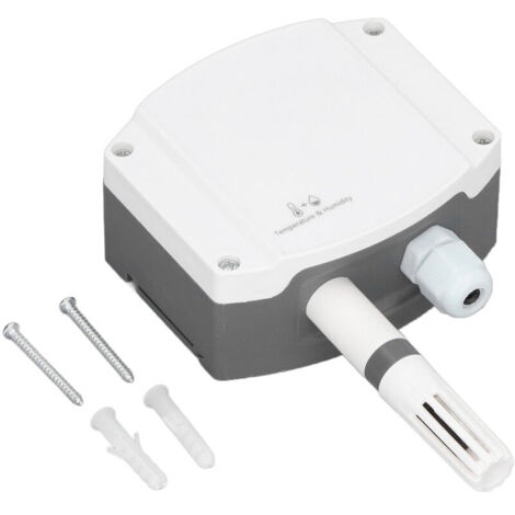 Eosnow Wall-Mounted Temperature and Humidity Sensor, 4-A 20mA Analog Temperature and Humidity Transmitter for Garden