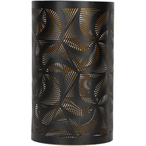 Eosnow Windmill Shade, Hollow Carved Metal Lampshade, Modern Style Detachable Hollow Lampshade for E27 E26 Lamp Holder