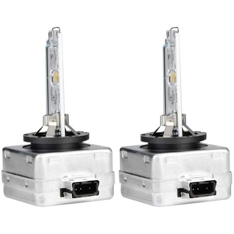 Eosnow,2 pièces D3S 6000K 35W support de fer lampe xénon pour HID longue durée de vie Ultra luminosité