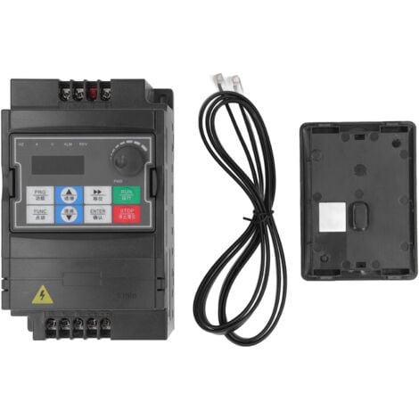 Eosnow,2,2 kW Frequenzumrichter, einphasiger bis dreiphasiger Frequenzumrichter, AC190-230 V, 50–60 Hz Eingang, 3 PH AC0–230 V, 0–999,9 Hz Ausgang