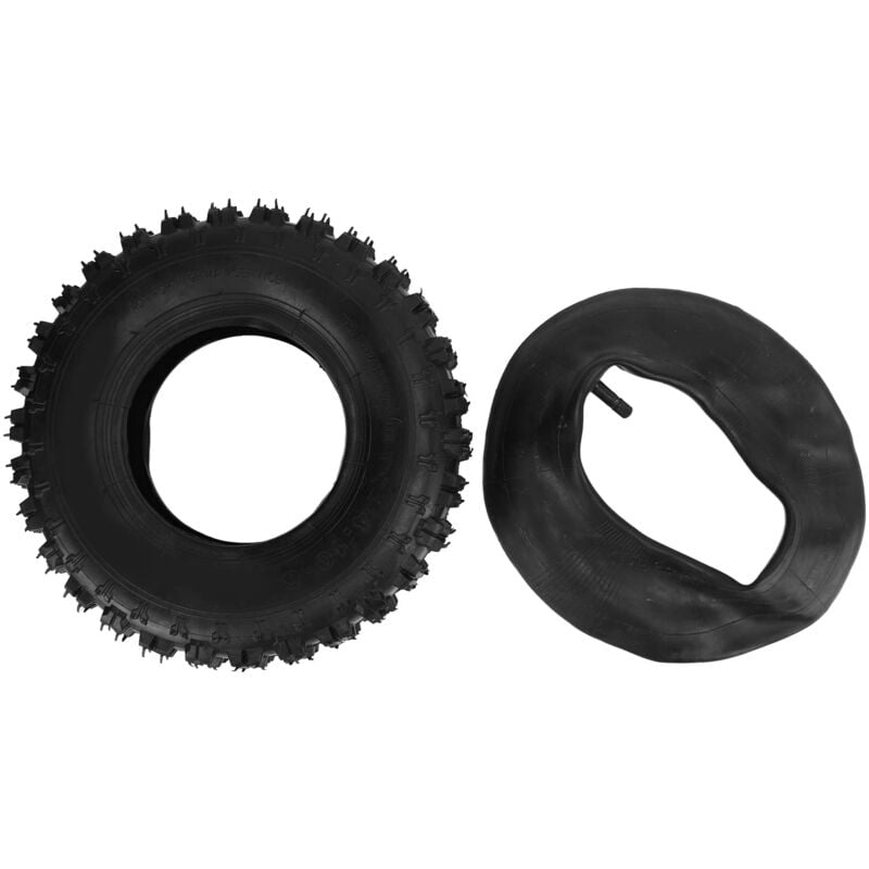 Eosnow - Chambre à air extérieure 4.10 – 6, pneu en caoutchouc épais pour atv Go Kart Mini Quad 47cc 49cc moto de neige