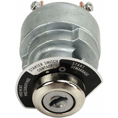 Eosnow,Interrupteur d'allumage 183827, interrupteur à clé de démarreur pour moteur Kubota D722 D902 D1005 D1105 D1305 V1205 V1305 V1505
