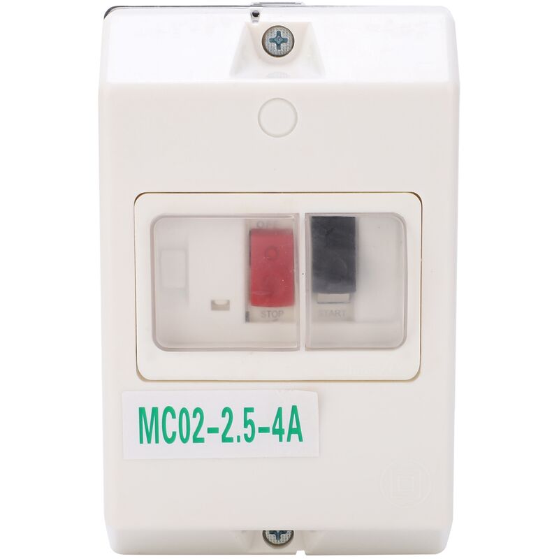 Interrupteur de Protection du moteur, disjoncteur électrique étanche, protecteur MC02-2,5-4A 220V/380V - Eosnow