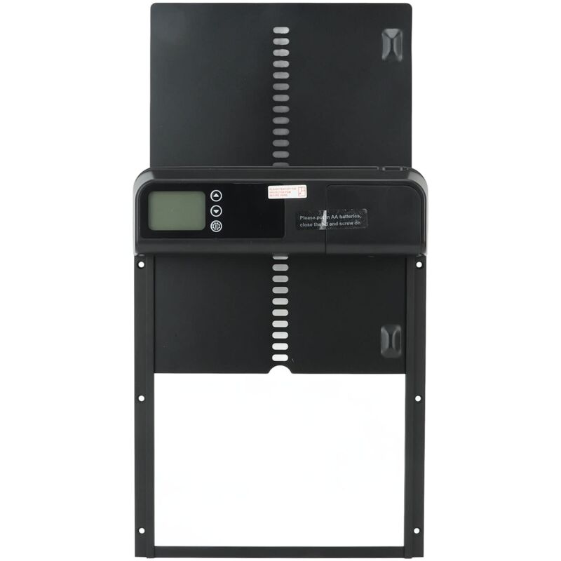 Eosnow - Porte automatique de poulailler avec minuterie en alliage d'aluminium IP45 affichage led étanche ouvre-porte automatique de poulet alimenté