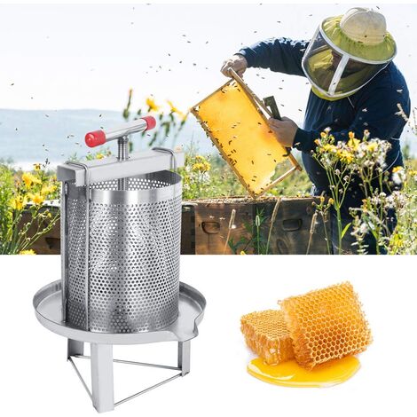 Acier inoxydable manuel ménager presse à miel cire pressoir outil