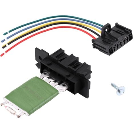 Eosnow,Résistance de ventilateur de ventilateur de moteur de chauffage avec faisceau de prise de réparation de cblage pour Fiat Grande Punto Qubo