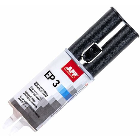 EP 3 Colla Epossidica Bicomponente  Resina Epossidica Trasparente + Indurente  Colla per plastica, legno, metallo e altri materiali  2 x 15 ml