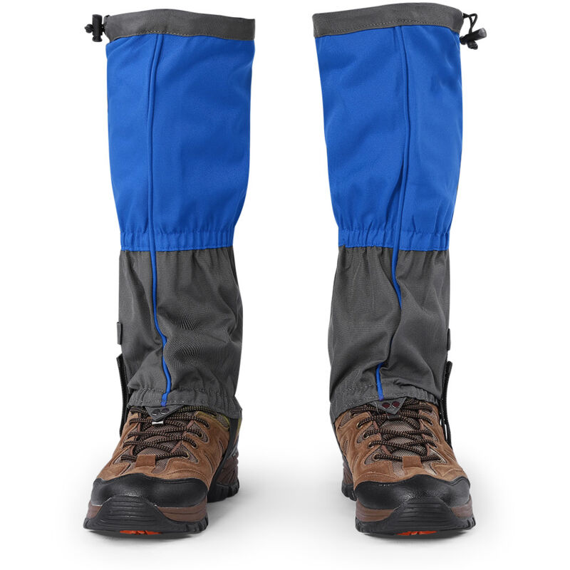 Paississeur hiver extérieur coupe - vent respirant neige housse de protection chaude pieds alpinisme escalade de glace (bleu)