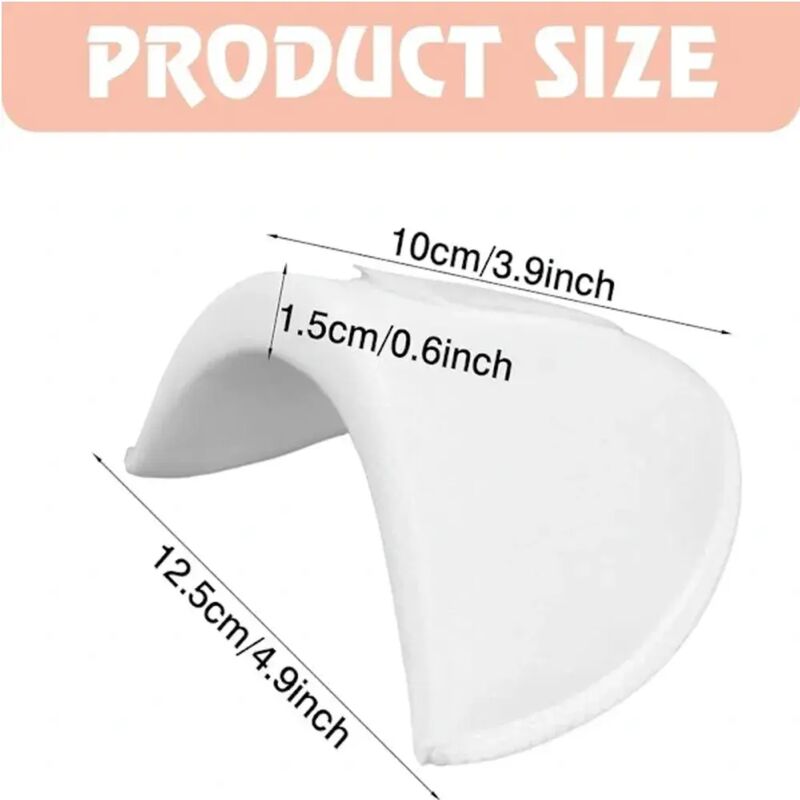 Épaulières en mousse de 15 cm, accessoires de couture pour femmes, coussinets respirants, lot de 4 paires