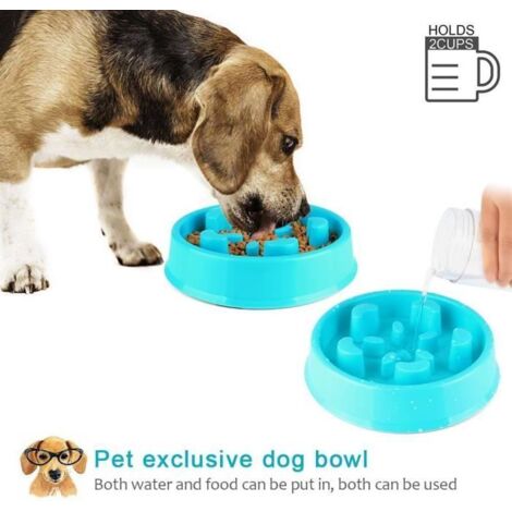 ePeTop Gamelle pour Chiens Anti Glouton - Favorise une Alimentation Saine et une Digestion Lente
